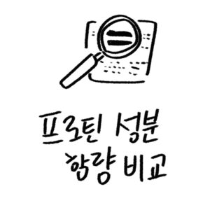 프로틴 성분 함량 스펙 가이드