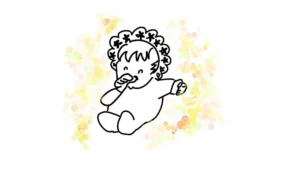 아기 발달 정보를 위해 직접 그린 아기 그림
