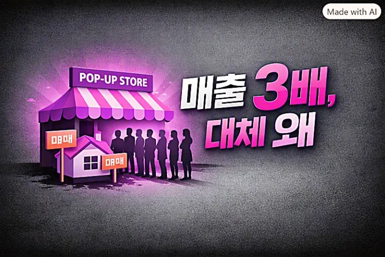Z세대가 줄 서는 팝업스토어 매출 3배 성공 비결 썸네일