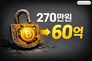 270만원이 60억 된 비트코인 휴면 지갑 찾기 사건 썸네일