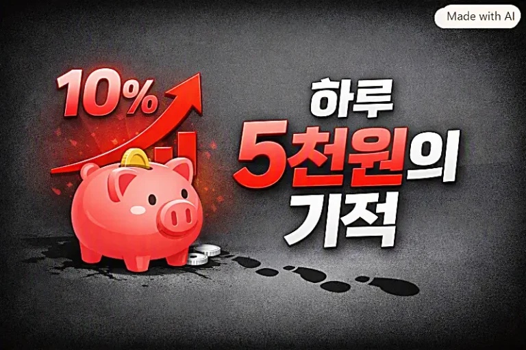하루 5천원으로 연 10% 이자 받는 고금리 특판 적금 썸네일