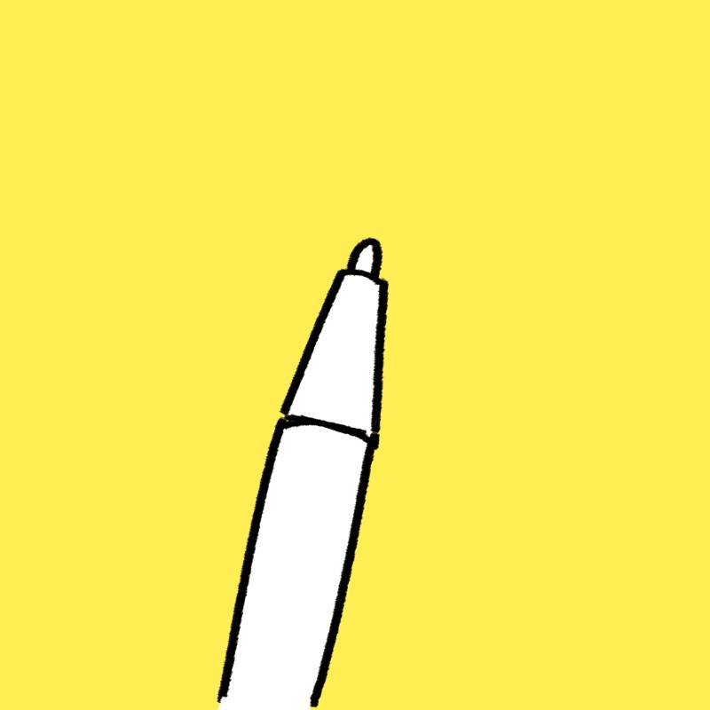 직접 그린 애플펜슬과 애플펜슬 펜촉