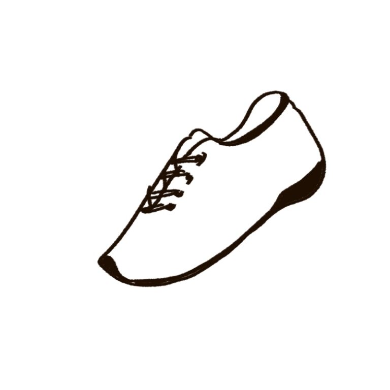 다이나핏의 고탄성 러닝화 스카이 다이나마이트의 기술력과 디자인, 모델 유나 소식을 설명하는 woolim의 가이드 일러스트