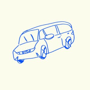 미세먼지 비상저감조치 시 5등급 차량 운행 제한 구역과 위반 시 과태료 10만원 안내 일러스트