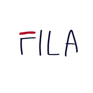 밀라노 패션위크에 참석한 휠라 글로벌 앰배서더 한소희의 고혹적인 스타일과 쇼 현장을 설명하는 woolim의 전문 가이드 일러스트