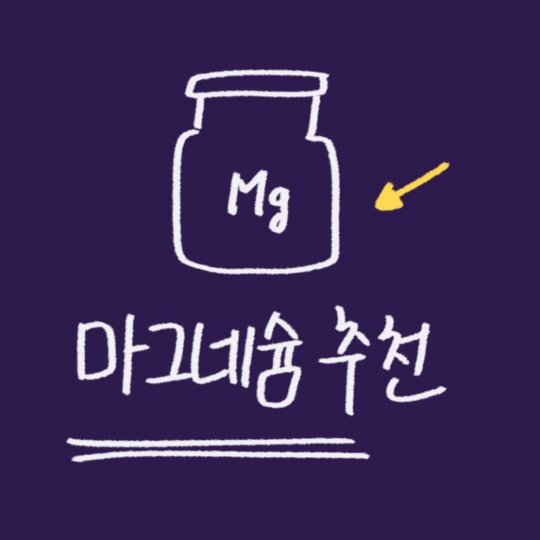 마그네슘 추천 가이드